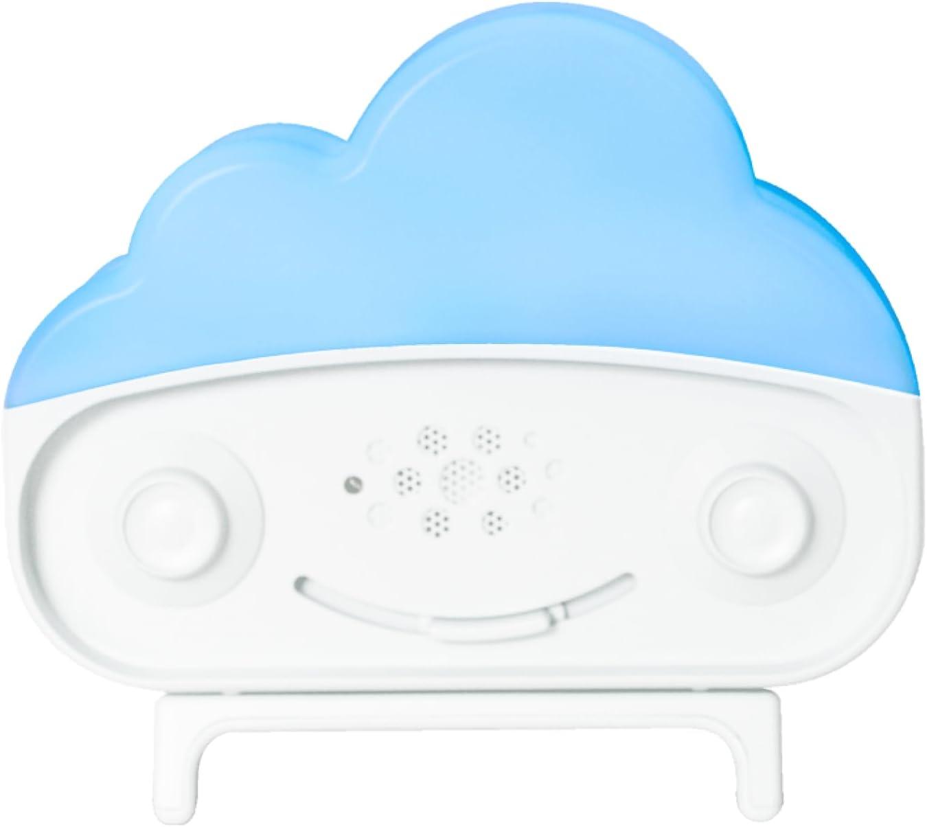 imageHappiest Baby SNOObie Smart White Noise Machine Portable Baby Sound Machine with Night Light 12 Soothing Sounds for Sleep Training WhiteWhite