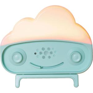 Happiest Baby SNOObie Smart White Noise Machine – Portable Baby Sound Machine with Night Light – 12 Soothing Sounds for Sleep Training, White(Teal)