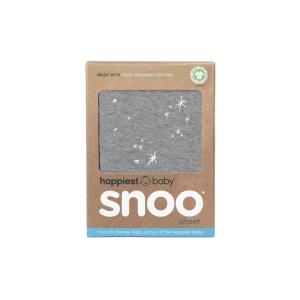 Happiest Baby SNOO Bassinet Fitted Sheet – 100% Organic Cotton Nursery Bedding – Fits SNOO Sleeper Crib Mattress (Graphite Galaxy)(Graphite Galaxy)