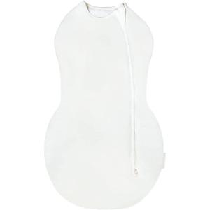 Happiest Baby Sleepea Comforter Swaddle – 100% Organic Cotton Baby Swaddle Blanket – Doctor Designed Promotes Healthy Hip Development (Rose, Small)(Ivory)