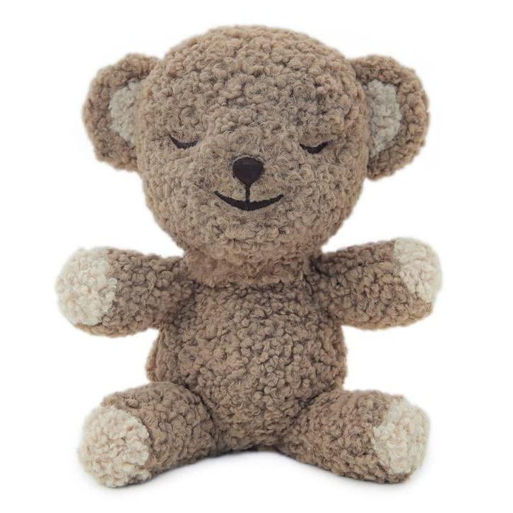 imageSNOObear White Noise Machine  CryActivated Plush Baby Sleep Soother  Cream WoollyCocoa Woolly