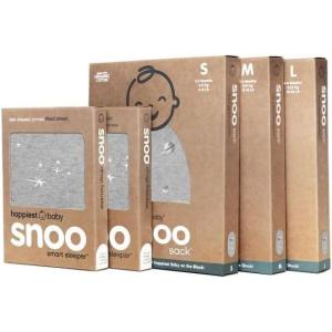 Happiest Baby The Big Bundle 100% Organic Cotton – Includes 3 SNOO Sacks and 2 SNOO Bassinet Fitted Sheets (Charcoal Planets)(Graphite Planets)
